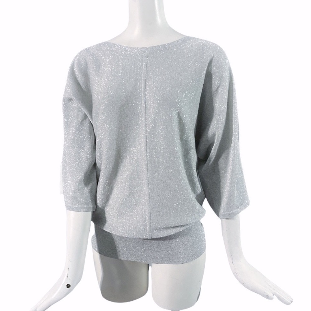 Talbolts Silver Sparkly Top